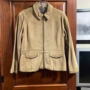 Leather Limited genuine suede leather jacket. Size XL